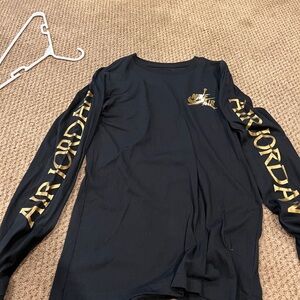 Men’s Black Jordan Long Sleeve Shirt